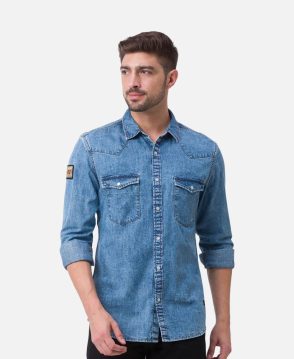 Men Slim Fit Solid Casual Short Sleeve Latest Shirt