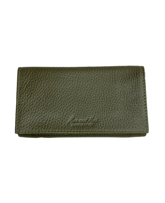 Khaki Genuine Leather Tobacco Pouch | US000101