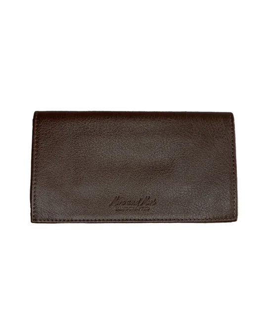 brown leather tobacco pouch vintage rolling tobacco case