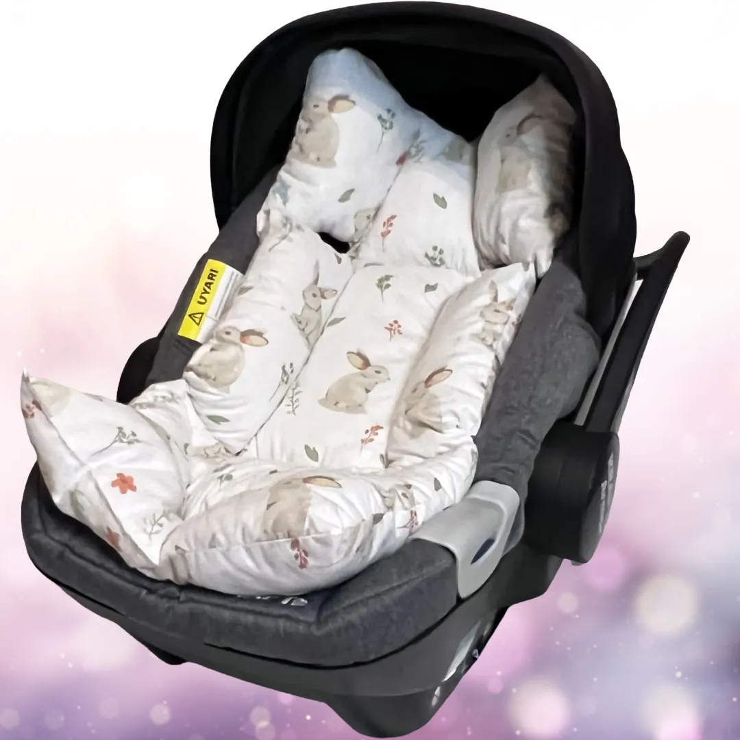 Cotton Pram Liner — Universal Stroller Liner (Padded)