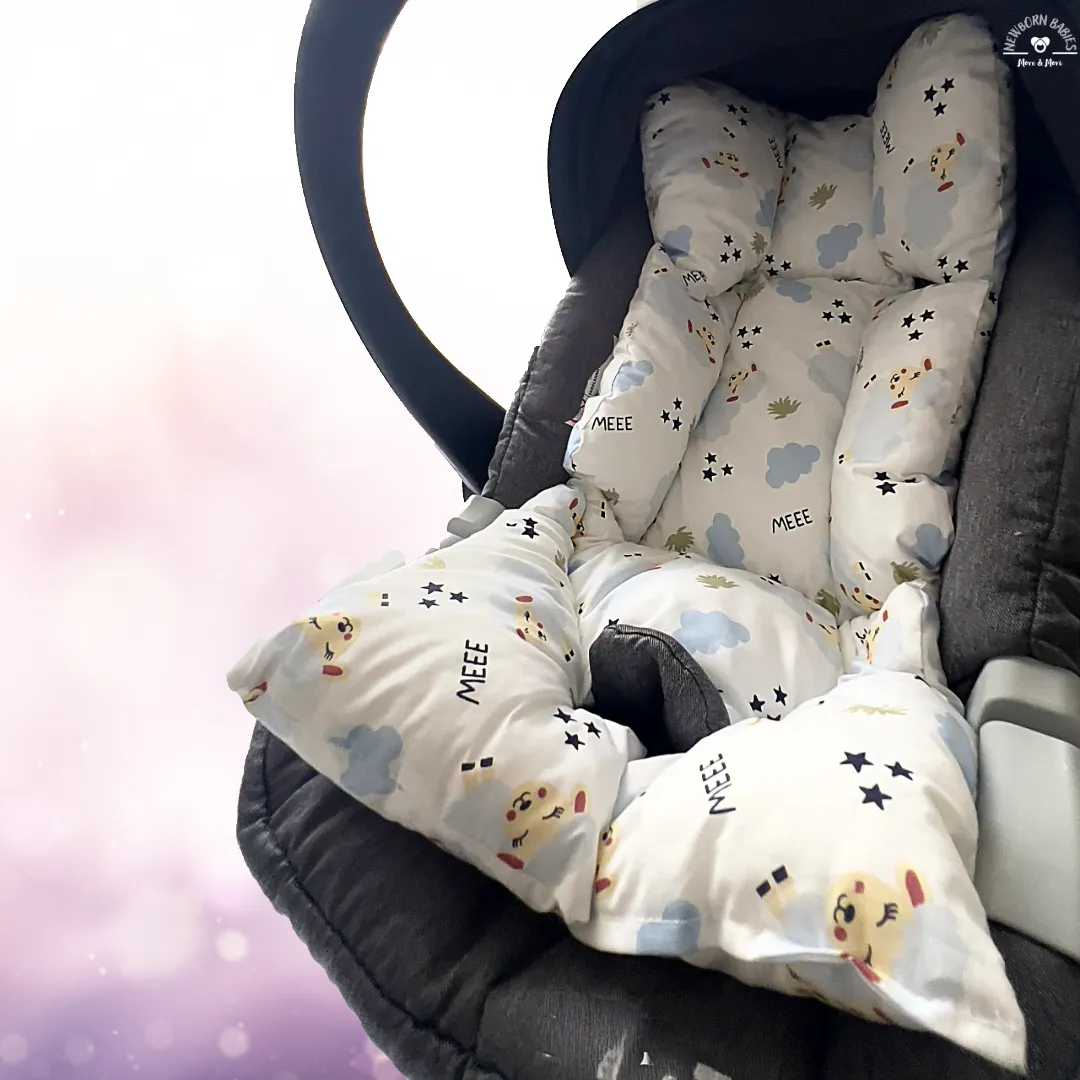 Cotton Pram Liner — Universal Stroller Liner (Padded)