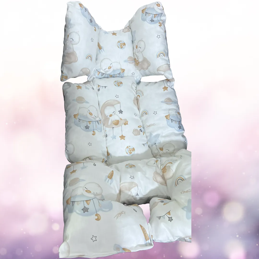 Cotton Pram Liner — Universal Stroller Liner (Padded)