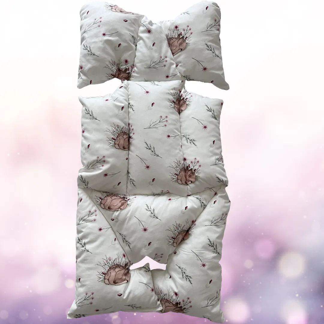 Cotton Pram Liner — Universal Stroller Liner (Padded)