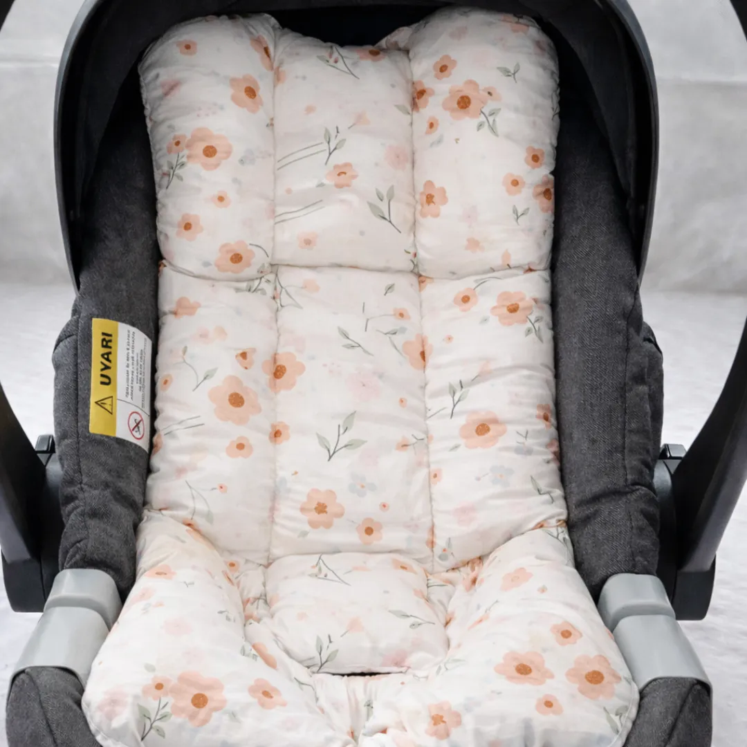 Cotton Pram Liner — Universal Stroller Liner (Padded)